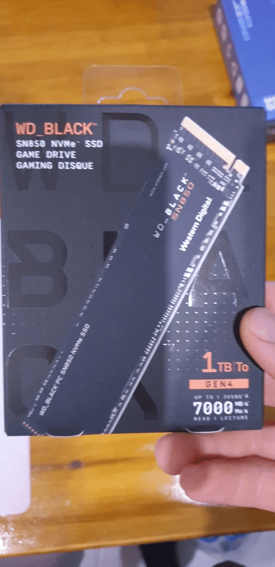 Disco Duro WD Black SN850 1TB SSD NVMe M.2 PCIe 4.0 sin Disipador