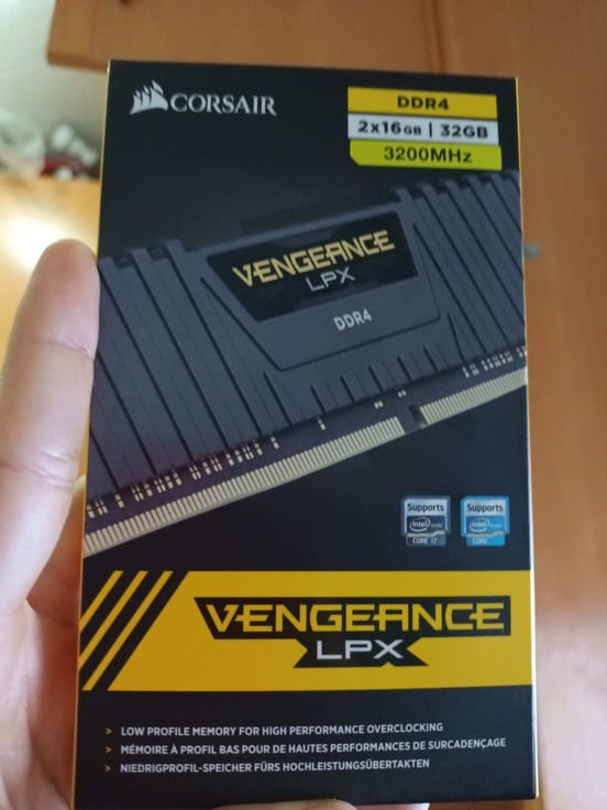 Memoria RAM Corsair Vengeance LPX DDR4 3200MHz PC4-25600 32GB