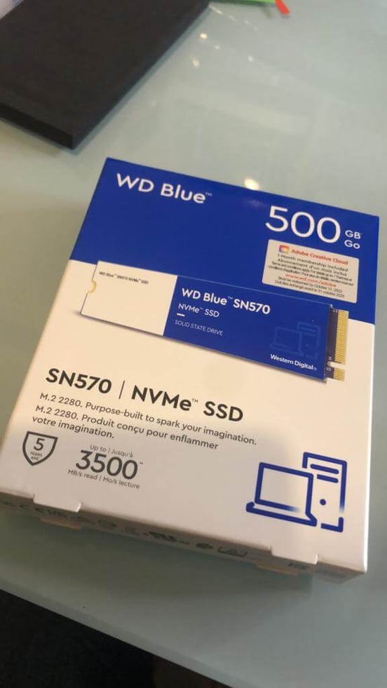 Disco Duro WD Blue SN570 SSD 500GB M.2 NVMe | PcComponentes.com