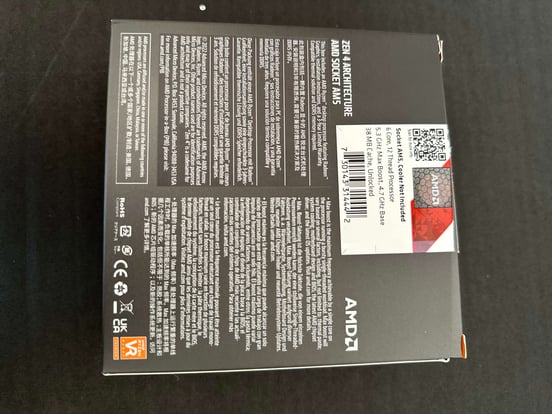Procesador AMD Ryzen 5 7600X 4.7 GHz Box sin Ventilador