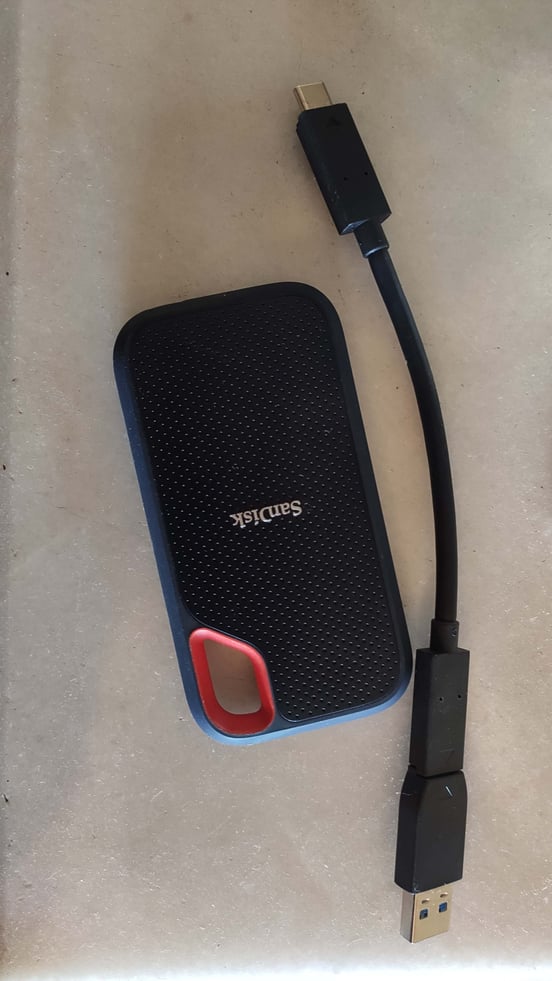 Disco Duro SanDisk Extreme SSD Externo V2 1TB USB-C