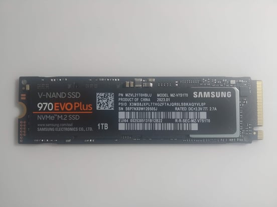 Disco Duro Samsung 970 EVO Plus 1TB SSD NVMe M.2 | PcComponentes.com