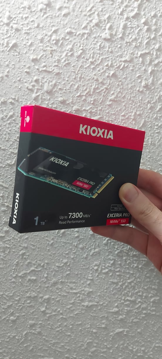 Disco Duro Kioxia Exceria Pro 1 TB Disco SSD 7300MB/S NVMe PCIe