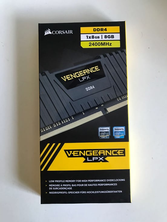Memoria RAM Corsair Vengeance LPX DDR4 2400 PC4-19200 8GB CL16
