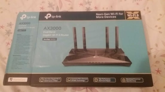 TP-LINK AX3000 WIFI 6 Router (Archer AX55 Pro) - Multi Gigabit Wireless Internet EUR 57,31 - ES