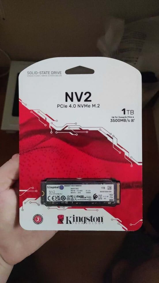 Disco Duro Kingston NV2 1TB Disco SSD 3500MB/S NVMe PCIe 4.0 M.2
