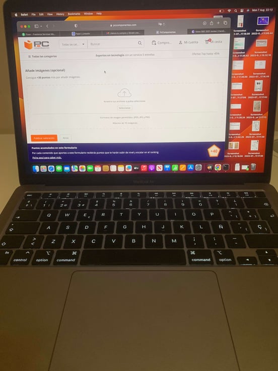Portátil Apple MacBook Air Apple M1/16GB/256GB SSD/GPU Hepta Core