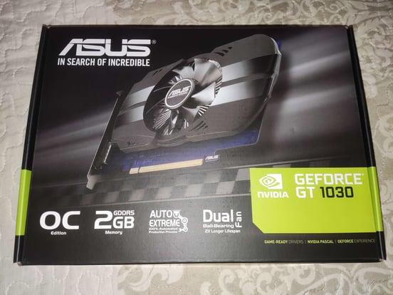 Tarjeta Gráfica Asus GeForce GT 1030 OC 2GB GDDR5 | PcComponentes.com