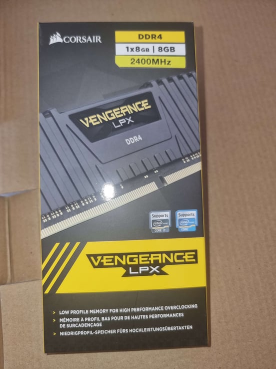 Memoria RAM Corsair Vengeance LPX DDR4 2400 PC4-19200 8GB CL16