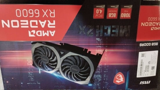 Tarjeta Gráfica MSI AMD Radeon RX 6600 MECH 2X 8GB GDDR6