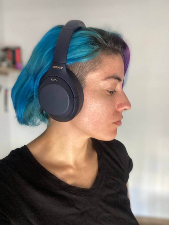 Sony WH-1000XM4 Auriculares Bluetooth Azules | PcComponentes.com