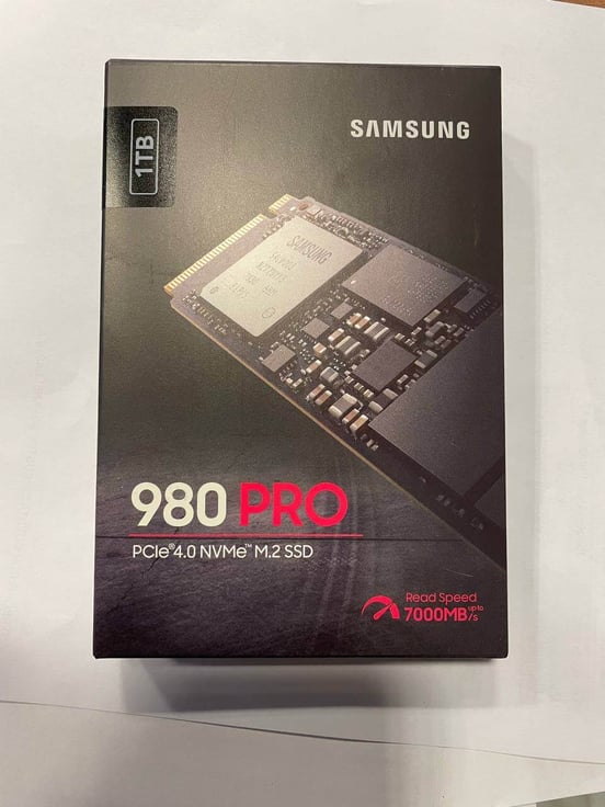Disco Duro Samsung 980 Pro 1TB Disco SSD 7000MB/S NVMe PCIe 4.0 M