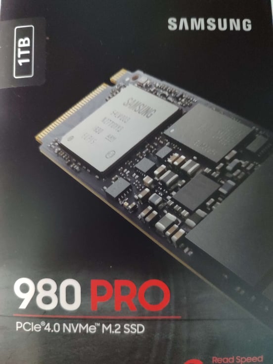 Samsung 980 Pro 1TB Disco SSD 7000MB/S NVMe PCIe 4.0 M.2 Gen4