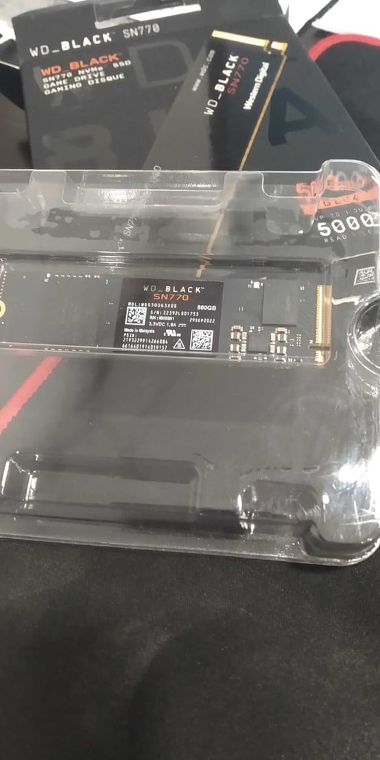 Disco Duro WD BLACK SN770 500GB NVMe SSD | PcComponentes.com