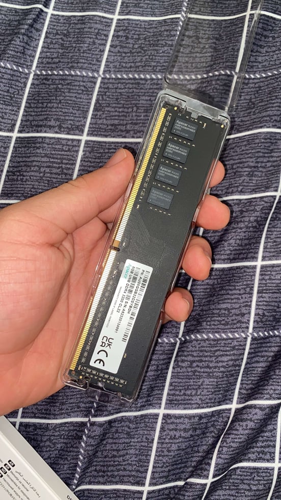 Memoria RAM Apacer DDR4 3200MHz PC4-25600 8GB CL22 | PcComponentes.com