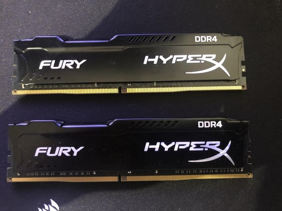 Kingston HyperX Fury Black DDR4 3200Mhz PC-25600 16GB 2x8GB CL16