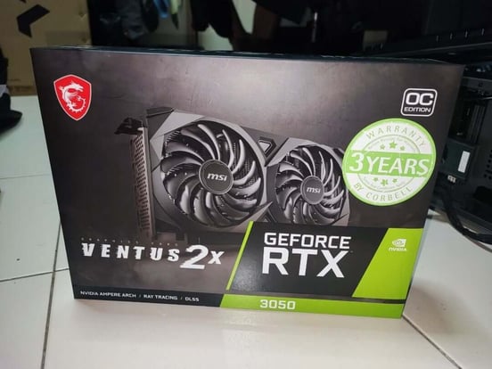 Tarjeta Gráfica MSI GeForce RTX 3050 VENTUS 2X XS OC 8GB GDDR6