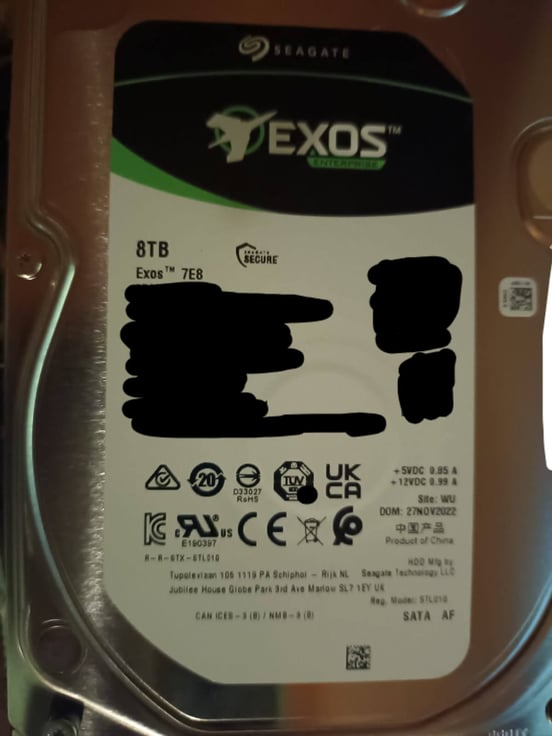 Disco Duro Seagate Exos 7E8 3.5