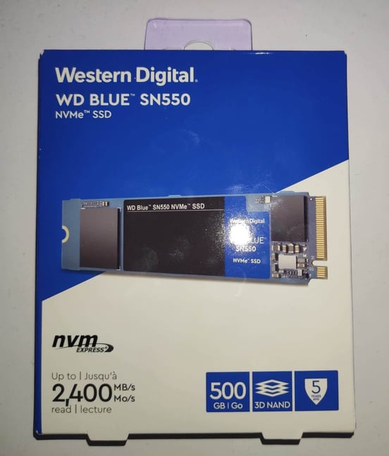 Disco Duro WD Blue SN570 2TB SSD M.2 PCIe Gen3 x4 NVMe