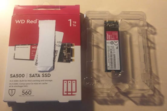 Disco Duro WD Red SA500 NAS 1TB SSD SATA M.2 2280
