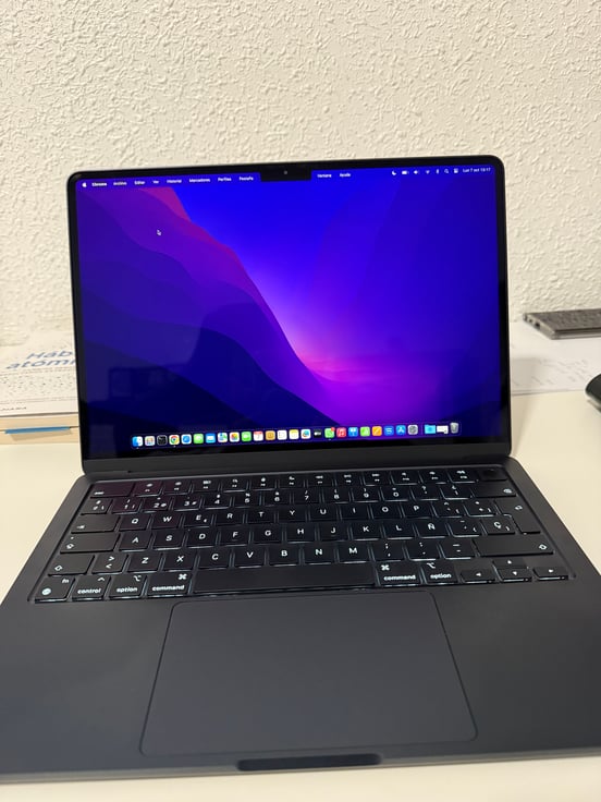 Portátil Apple MacBook Air Apple M3 8 Núcleos/16GB/256GB SSD/GPU 8