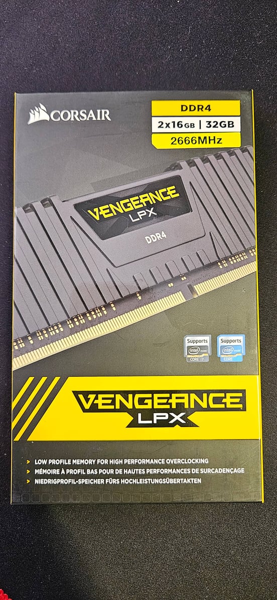 Memoria RAM Corsair Vengeance LPX DDR4 2666MHz PC4-21300 32GB