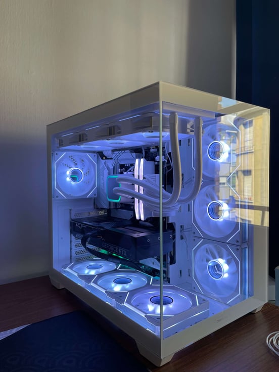 Torre PC Torre DeepCool CG530 4F WH Blanco 3 Ventiladores 120mm