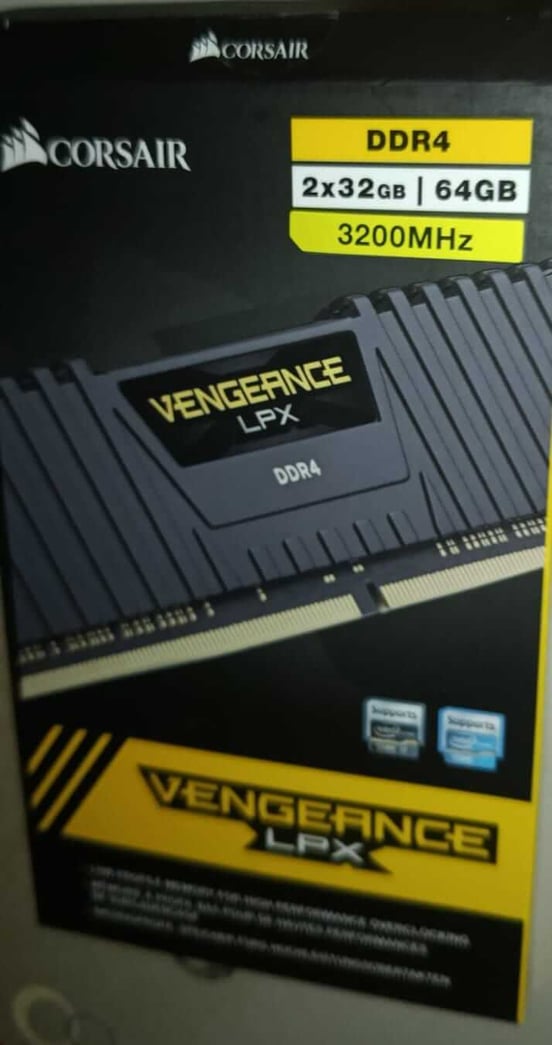 Memoria RAM Corsair Vengeance LPX DDR4 3200MHz PC4-25600 64GB