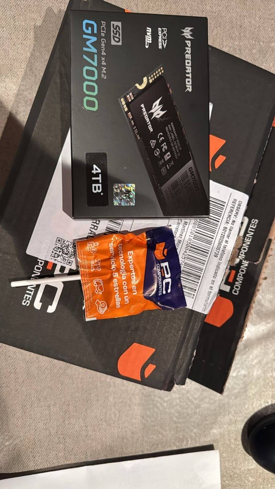Disco Duro Acer Predator GM7000 2TB SSD M.2 PCIe 4.0 NVME
