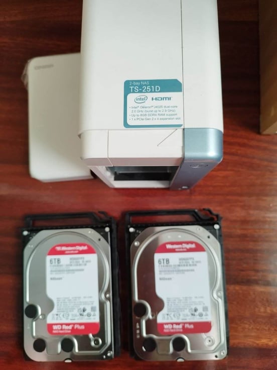 Disco Duro WD Red Plus NAS 6TB Disco Interno HDD 3.5