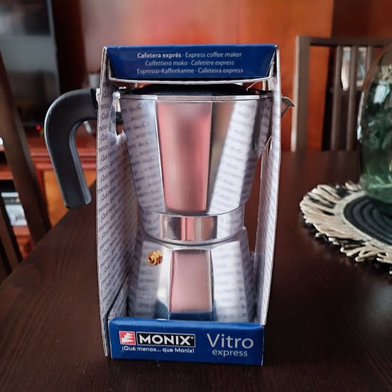 Monix Vitro Expres M620009 Cafetera Italiana de Aluminio 9 Tazas
