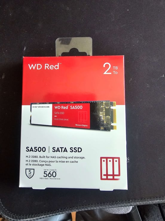Disco Duro WD Red SA500 NAS 2TB SSD SATA M.2 2280 | PcComponentes.com