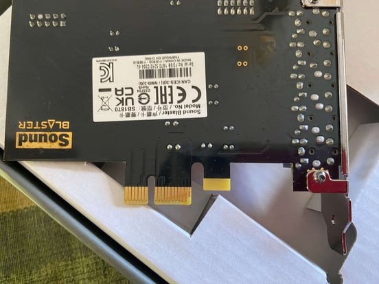 Creative Sound Blaster Audigy Fx V2 Tarjeta de Sonido Interna PCI