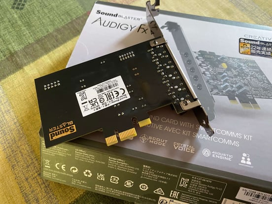 Creative Sound Blaster Audigy Fx V2 Tarjeta de Sonido Interna PCI