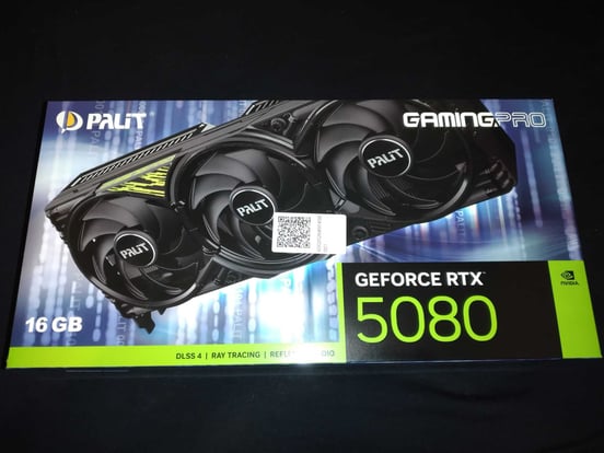 Palit GeForce RTX 5080 GamingPro 16GB GDDR7 Reflex 2 RTX AI DLSS4
