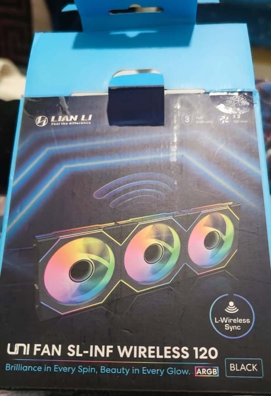 Lian-Li Uni SL 120 Infinity ARGB PWM Pack 3 Ventiladores