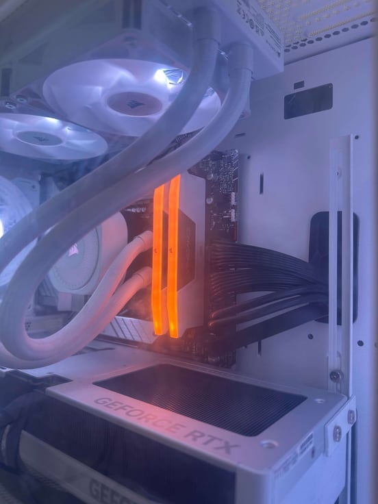 Memoria RAM Corsair Vengeance RGB DDR5 White 6000MHz 32 GB 2x16GB