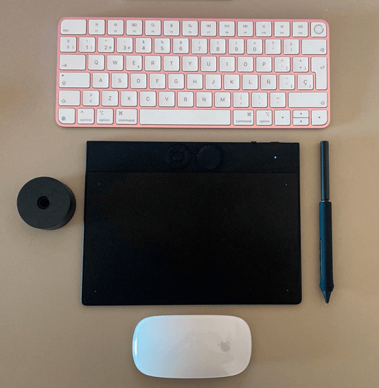 Tableta gráfica Wacom Intuos Pro Small PTK470K0B Bluetooth Pluma